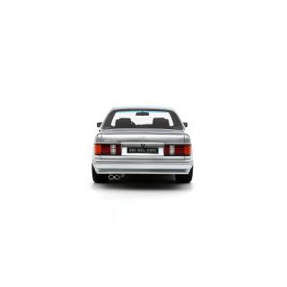 Mercedes-Benz 560 (W126) 6.0 SEL AMG Brilliant Silver 1989 OttO mobile 1:18 Resinemodell (Türen, Motorhaube... nicht zu öffnen!)